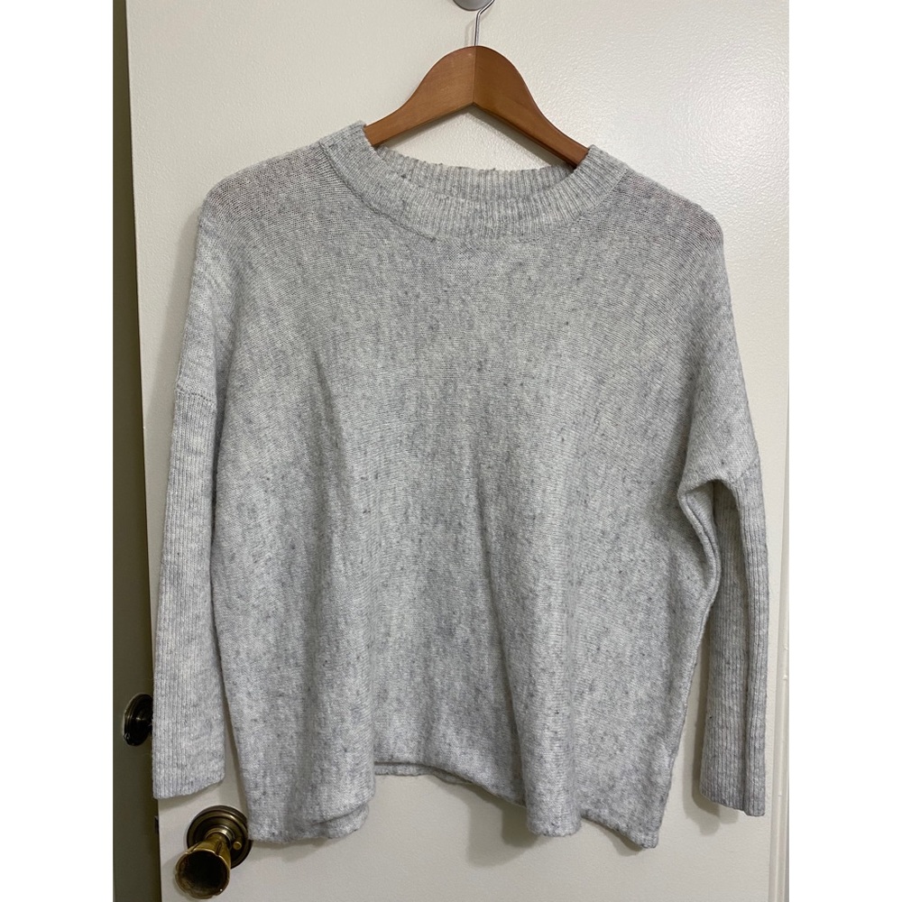 Grey wool sweater